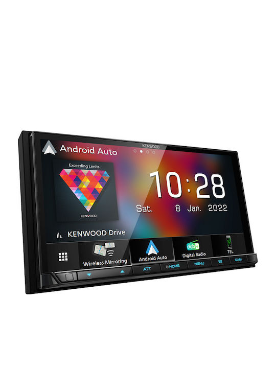 Kenwood Car Audio System (Bluetooth/USB/WiFi/GPS) with Touch Screen 7"