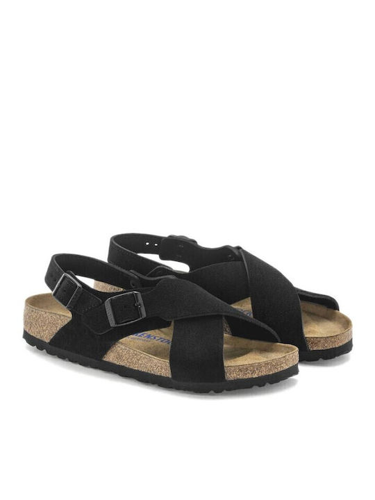 Tulum Γυναικεία Σανδάλια Μαύρα Narrow Fit