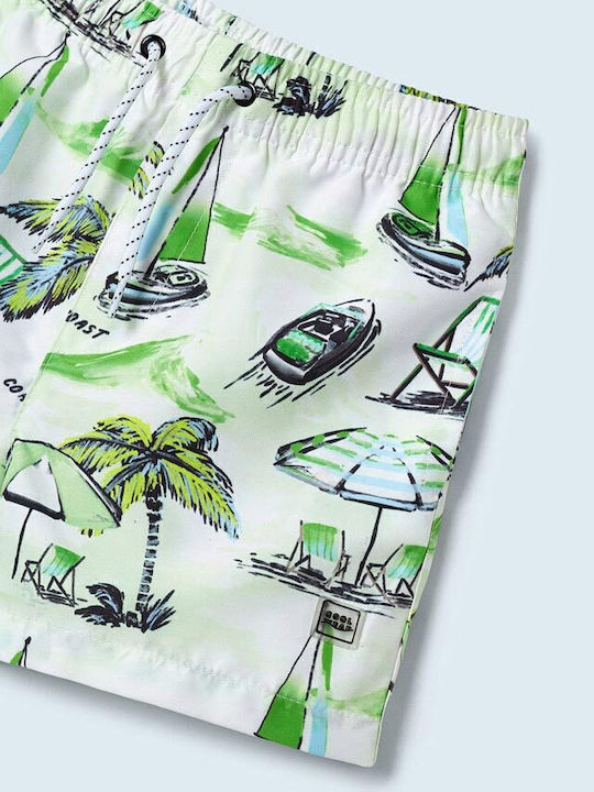 Mayoral Kids Swimwear Swim Shorts Green