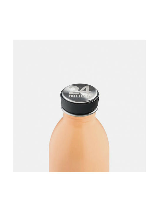 24Bottles Urban Ανοξείδωτο Παγούρι 500ml Πορτοκαλί Peach