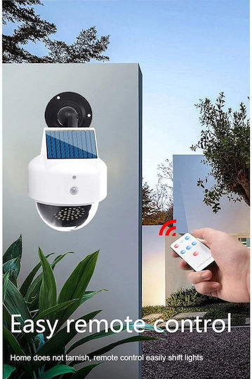 Factory Street Solar Light Cold White 6000K with Motion Sensor, Photocell and Remote Control IP65