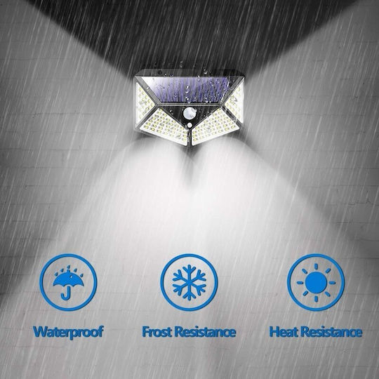 Street Solar Light 7W 700lm Cold White 6000K with Motion Sensor and Photocell 10cmx14cmx6cmcm