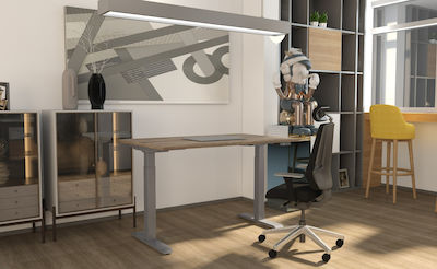 ErgoAction Action Desk Compact Klappbar Möbelrahmen Elektrisch Metallisch Geeignet für Büro in Weiß Farbe 70x60x69cm 1Stück