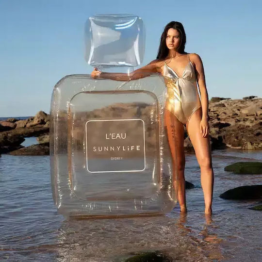 Sunnylife Luxe Parfum Champagne Φουσκωτό Στρώμα Θαλάσσης Μπεζ 164x102cm