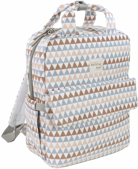 Walking Mum Walking Mum Backpack Diaper Bag Oliver Multicolour 28x12x37cm