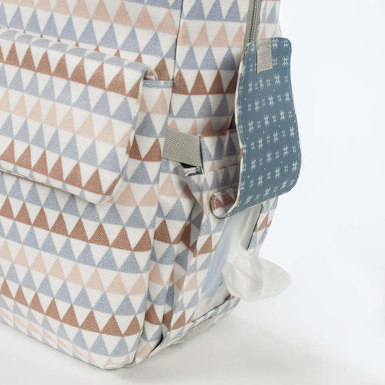 Walking Mum Walking Mum Backpack Diaper Bag Oliver Multicolour 28x12x37cm