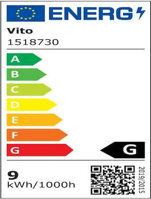 Vito LED Bulbs for Socket E27 and Shape A60 Warm White 1pcs