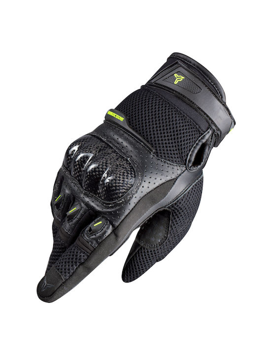 Nordcode Air Tech-R Мъжки Мотоциклетни ръкавици Black Fluo