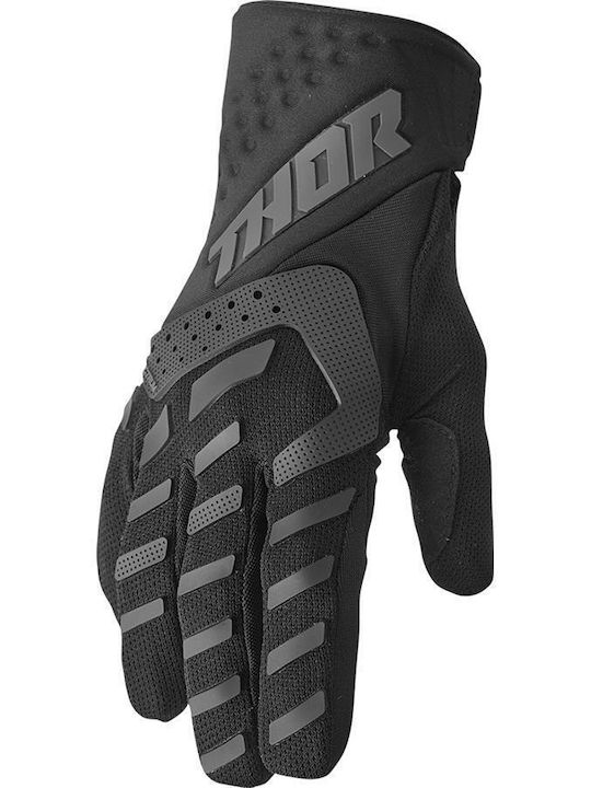 Thor MX Spectrum Καλοκαιρινά Ανδρικά Γάντια Μotocross Black