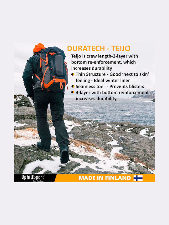 Uphillsport Teijo Чорапи за Трекинг Черни 1 чифт