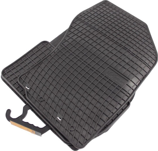 Frogum Σετ Μπροστινά και Πίσω Πατάκια 4τμχ για Peugeot 4007 Mitsubishi Outlander Citroen C-Crosser 2006-2013 Μαύρα