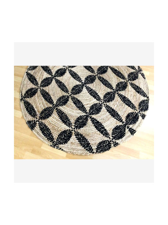 Tzikas Carpets 60677-090 Handmade Rug Round Summer from Jute Pop