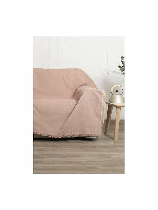 Naf Naf Highline Sofa Throw Chenille 180x250cm 358/135 Beige