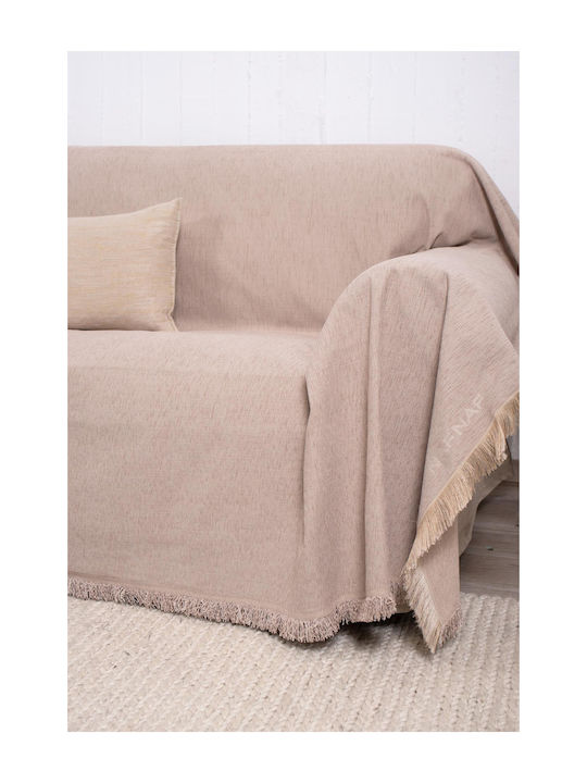 Naf Naf Highline Sofa Throw Chenille 180x250cm 358/135 Beige