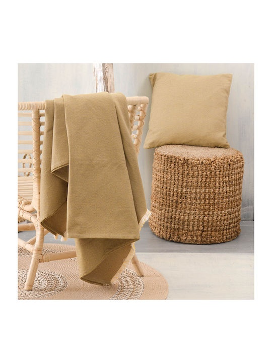 Rythmos Armchair Throw Veracruz 160x180cm Ochre