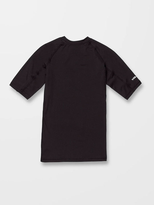 Volcom Solide SS UPF 50+ Sonnenschutzshirt Schwarze Volcom Solide SS UPF 50+ Sonnenschutzshirt Schwarze