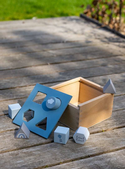 Label Label Παιχνίδι Ταξινόμησης Σχημάτων Sorting Box από Ξύλο για 24+ Μηνών