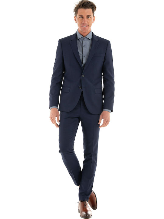 Henry 232 Men's Suit Jacket Navy Blue