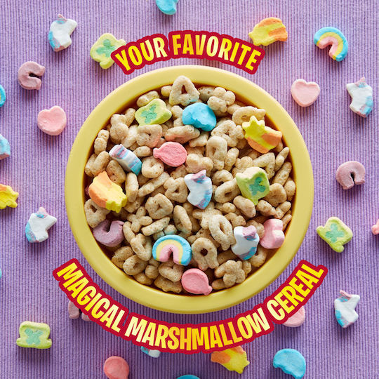 General Mills Δημητριακά Βρώμης Lucky Charms Marshmallows 297gr