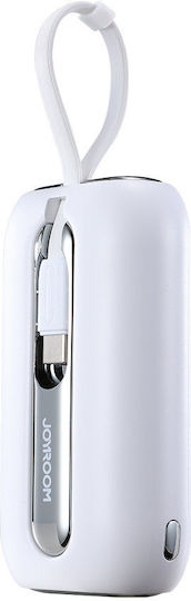 Joyroom Colorful Series JR-L012 Power Bank 10000mAh 22.5W с 2 USB-C порта Бял