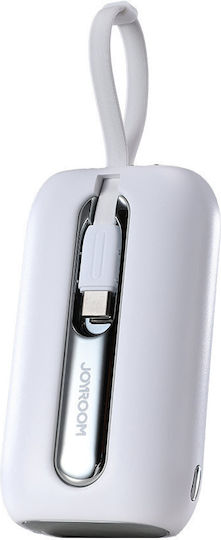Joyroom Colorful Series JR-L012 Power Bank 10000mAh 22.5W с 2 USB-C порта Бял
