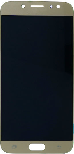 O ecran OLED cu Mecanism Tactil pentru Galaxy J7 2017 (Auriu)