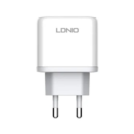 Ldnio Зарядно без кабел с USB-A порт и USB-C порт 45W Power Delivery Бял (A2526C)