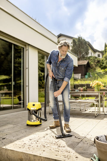 Karcher WD 3-18 S Vacuum Wet / Dry 225W with Plastic Bin 17lt