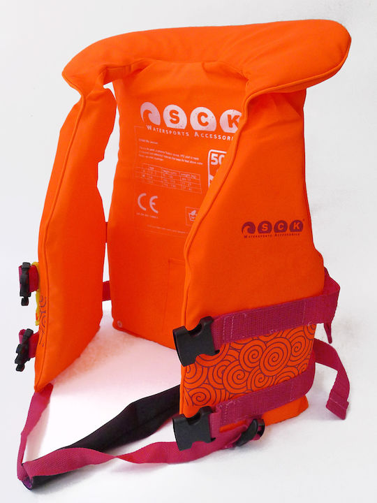 SCK Kids Life Jacket for Water Sports Orange