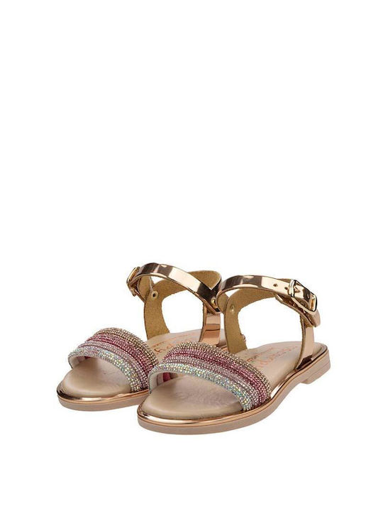 Scarpy Kinder Sandalen Gold