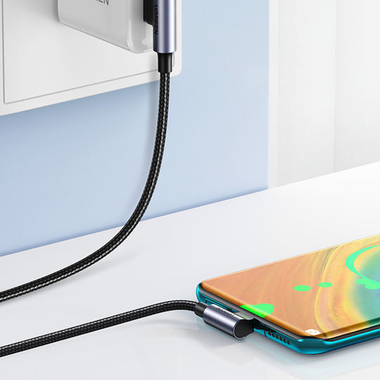 Ugreen US176 Cablu USB 2.0 Braided USB-C masculin - USB-A Negru 3m 22564