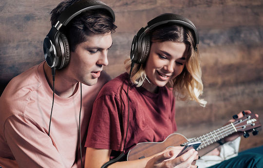 OneOdio Studio HiFi Ενσύρματα Over Ear Ακουστικά Μαύρα
