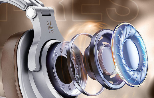 OneOdio A71 Kabelgebunden Über Ohr Kopfhörer Silver / Brown