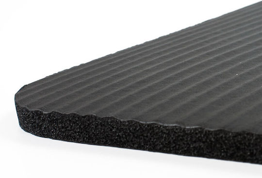 Pegasus Exercise Mat Black with Carry Strap (183x61x1cm)