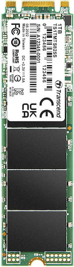 Transcend 825S SSD 1TB Тип M.2 С Връзка SATA III TS1TMTS825S