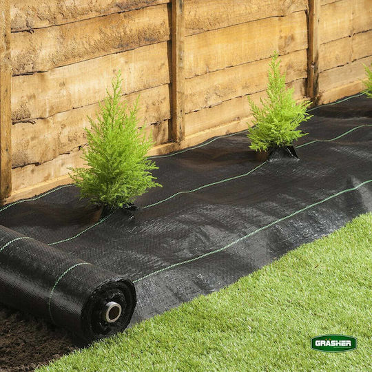 Grasher Ground Cover Fabric 95gr/m² 2x10m Black