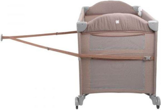 Kikka Boo Milky Way 2023 Playpen 2 Levels with Mattress Gray 125x65cm