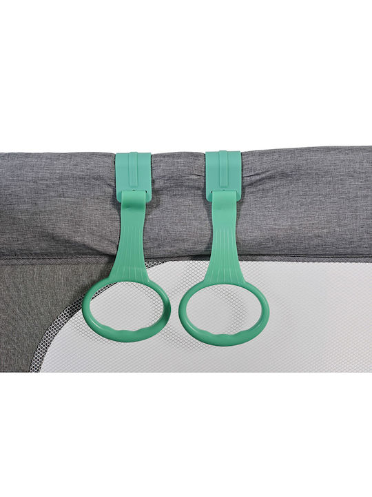 Cangaroo Skyglow Playpen 2 Levels with Mattress Mint 125x62cm