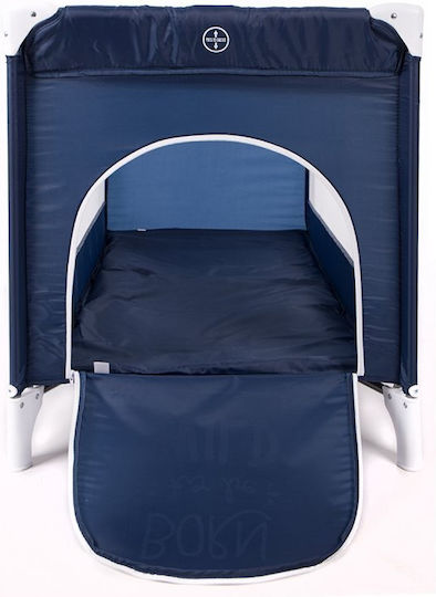 Kikka Boo So Gifted 2023 Παρκοκρέβατο με Στρώμα Navy Μπλε 124x64cm