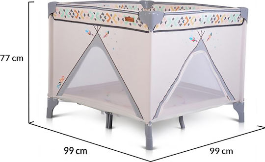 Cangaroo Boho Playpen with Mattress Beige 100x100cm