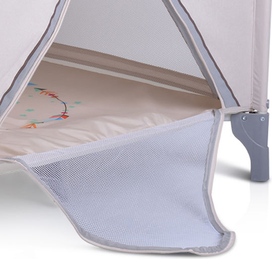 Cangaroo Boho Playpen with Mattress Beige 100x100cm