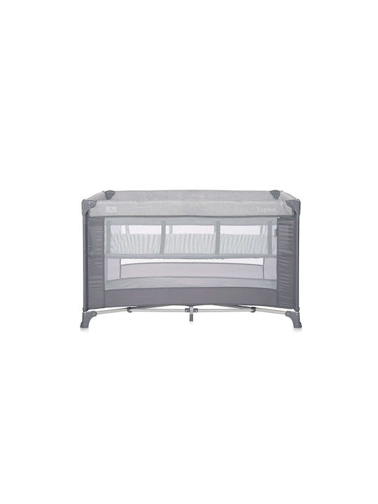 Lorelli Torino Laufstall 2 Ebenen mit Matratze Gray 127x68cm