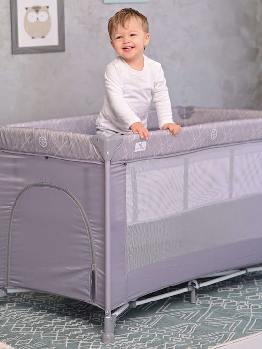 Lorelli Torino Playpen 2 Levels with Mattress Gray 127x68cm