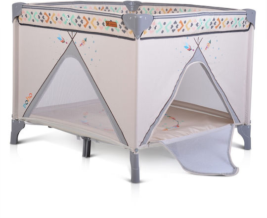 Cangaroo Boho Playpen with Mattress Beige 100x100cm