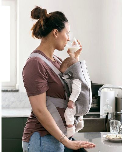 BabyBjorn Κλασικός Μάρσιπος Mini 3D Light Pink με Μέγιστο Βάρος 11kg