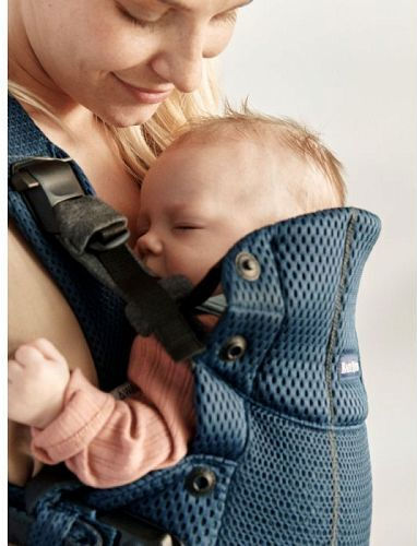 BabyBjorn Classic Carrier Harmony 3D Mesh Black with Maximum Weight 15kg