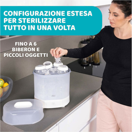 Chicco SterilNatural 3 in 1 Electric Baby Sterilizer for 6 Bottles
