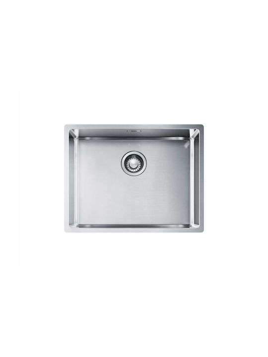 Karag BL 795 BL795 Undermount Sink Inox Satin W54xD44cm Silver