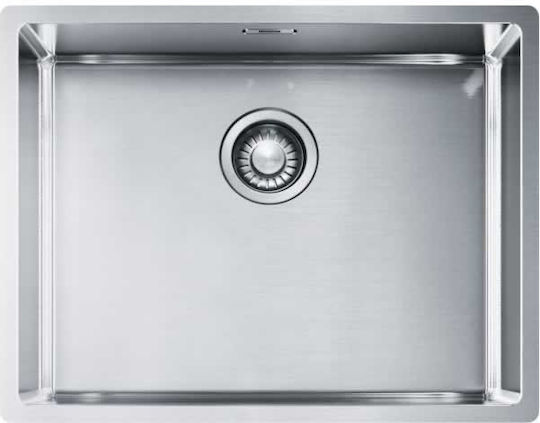 Karag BL 795 BL795 Unterbau Spüle Inox Satiniert B54xT44cm Silber