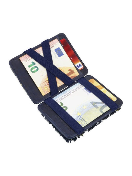 Δερμάτινο Ανδρικό Πορτοφόλι Καρτών με RFID Μαύρο